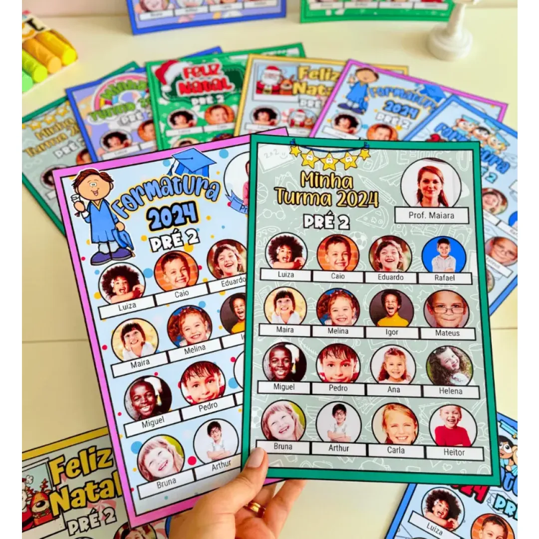 Cartão Minha Turma PDF Educação Infantil e Anos Iniciais