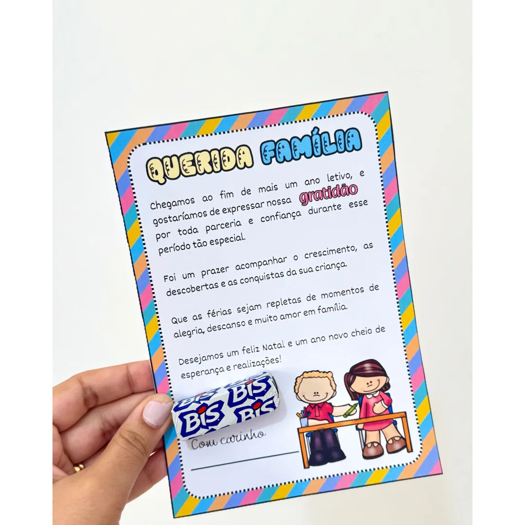 Cartão Querida Família — PDF e Modelo Editável no Canva Gratuito