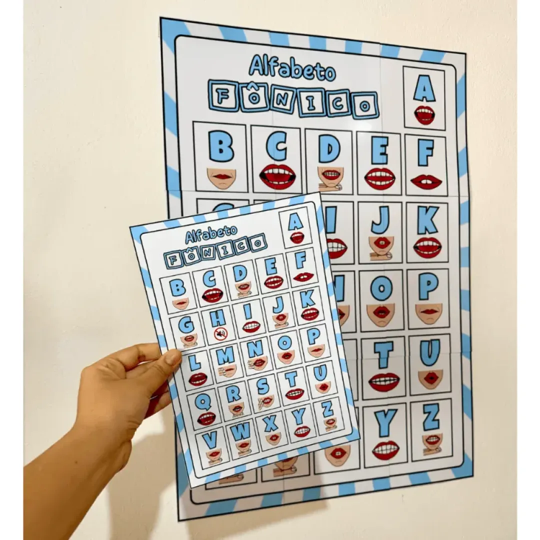 Cartaz Alfabeto Fônico