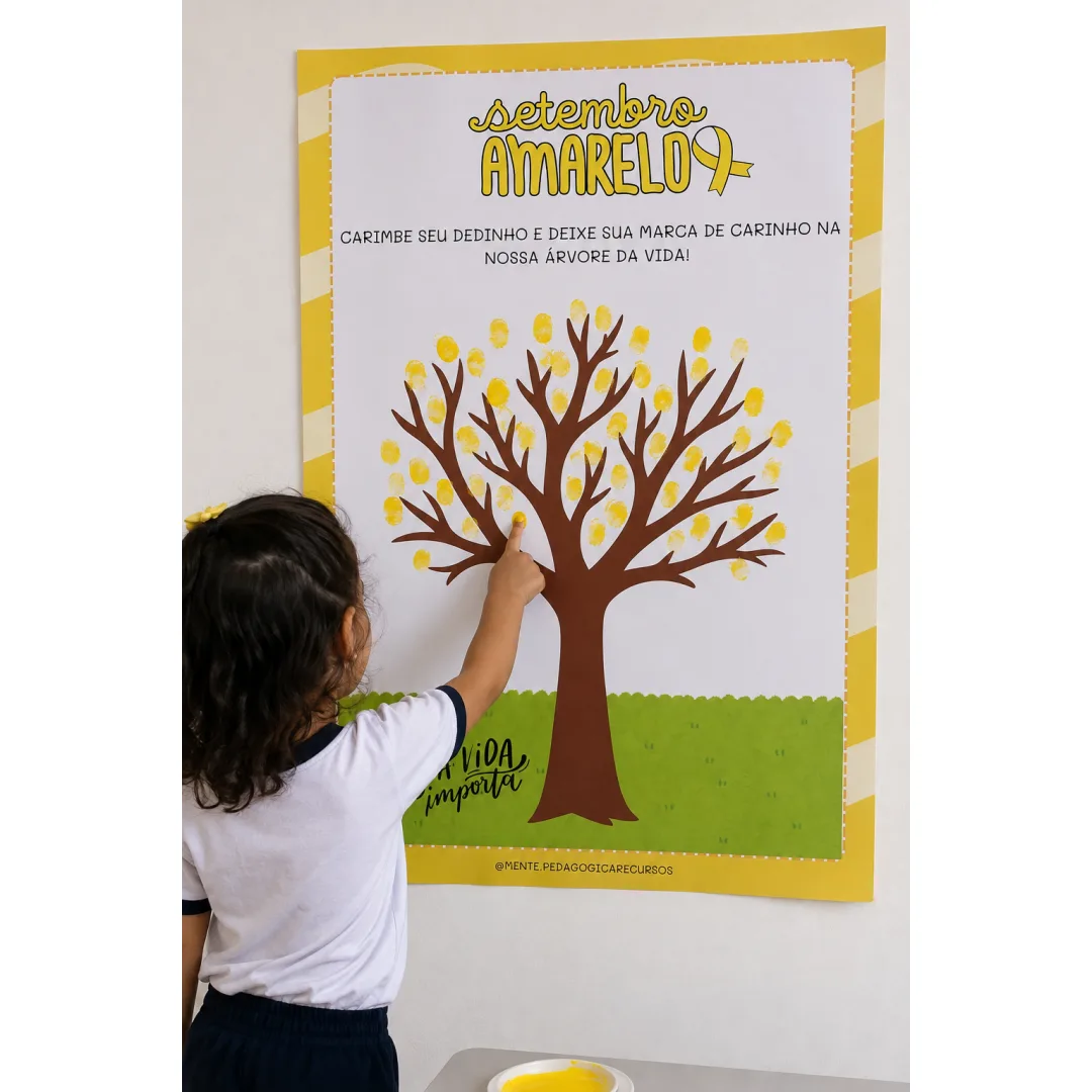 Cartaz Atividade Coletiva Setembro Amarelo - Árvore da Vida (PDF, 9 Páginas)