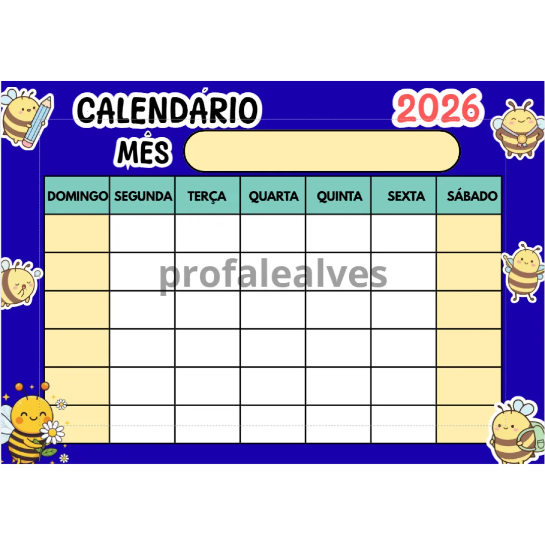 Cartaz Calendário Coletivo - PDF