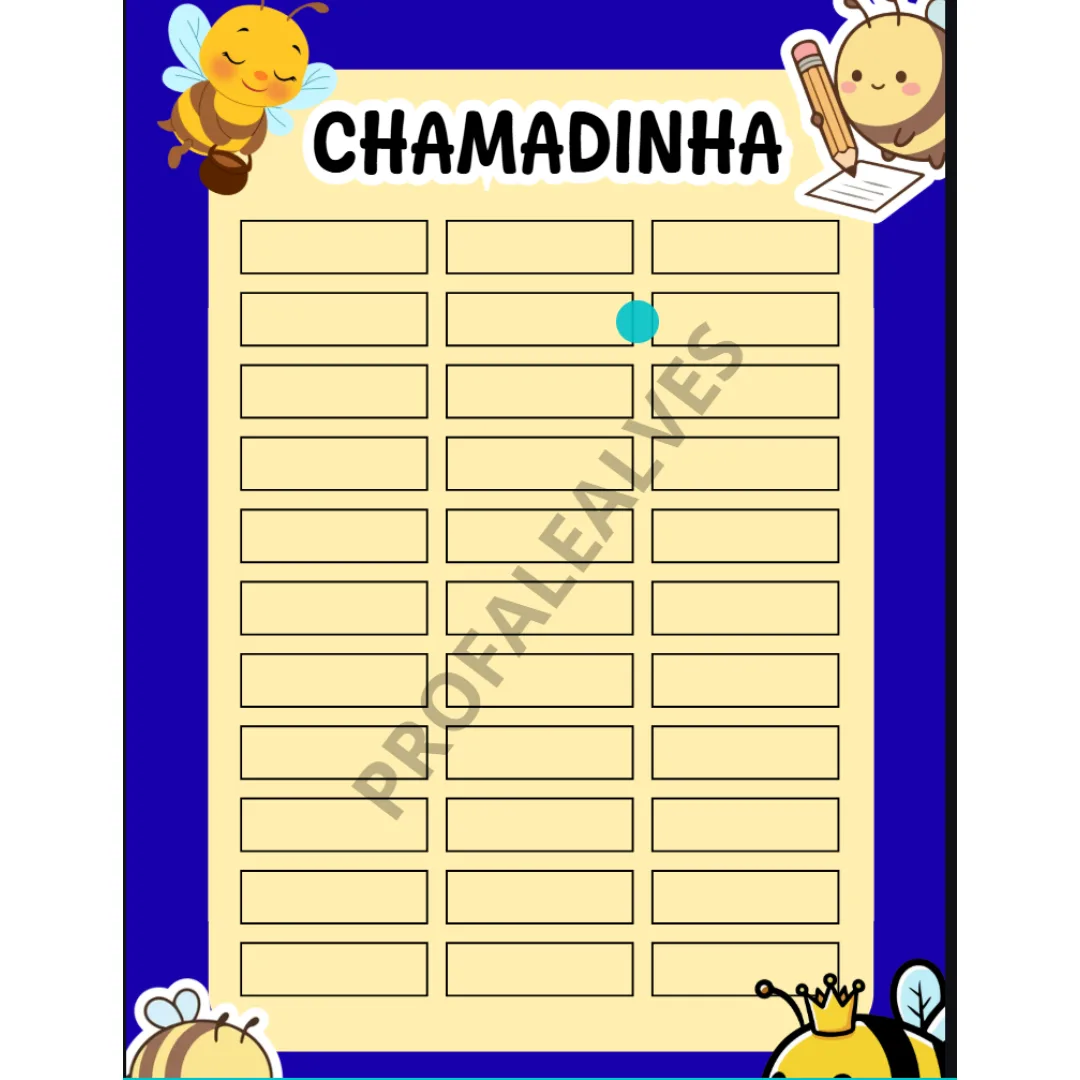 Cartaz Chamadinha -  PDF