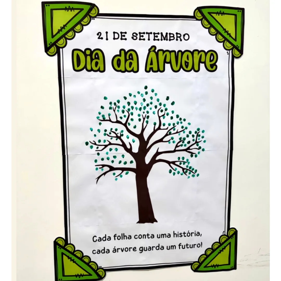 Cartaz Colaborativo - Dia da Árvore