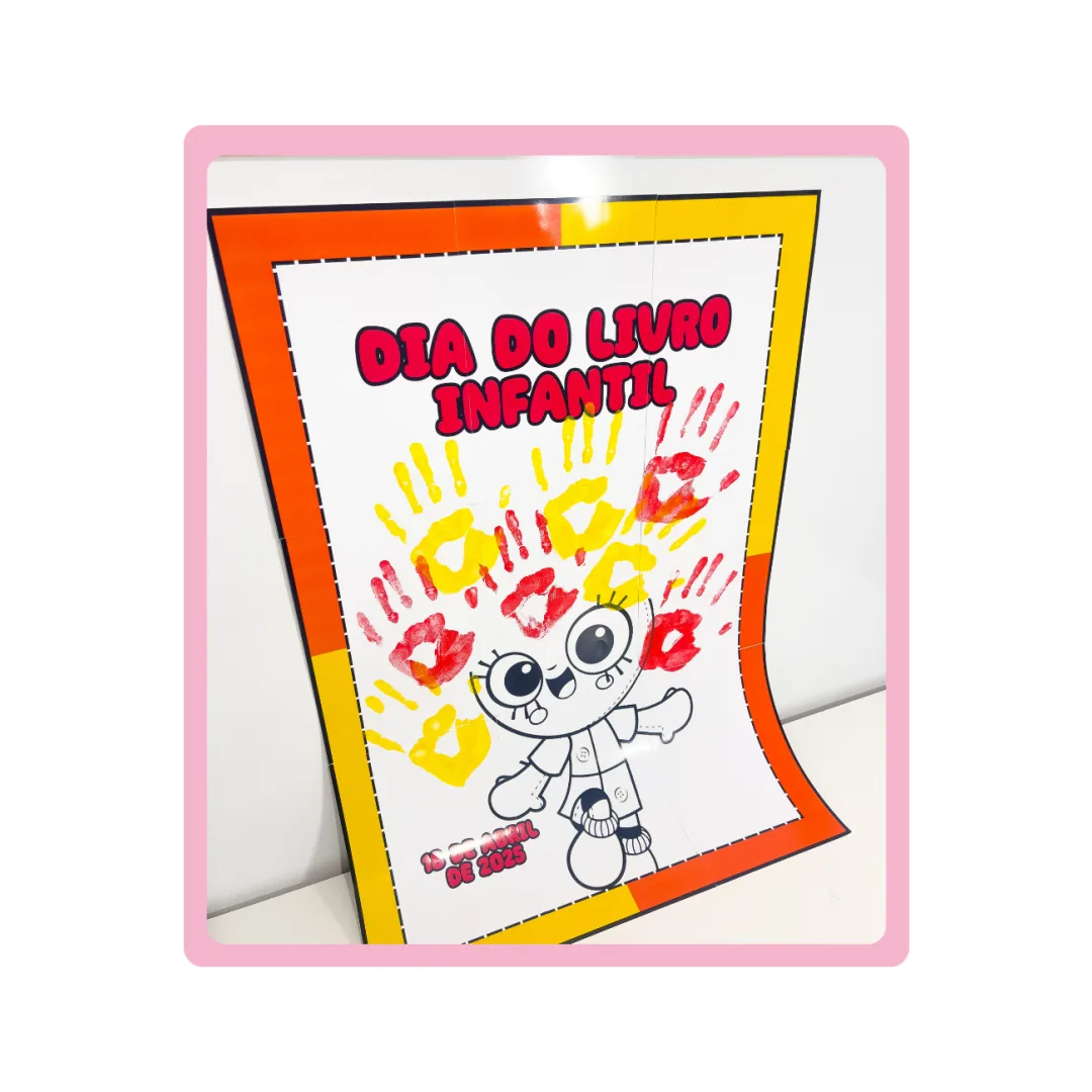 CARTAZ COLABORATIVO EMÍLIA - Dia do Livro Infantil