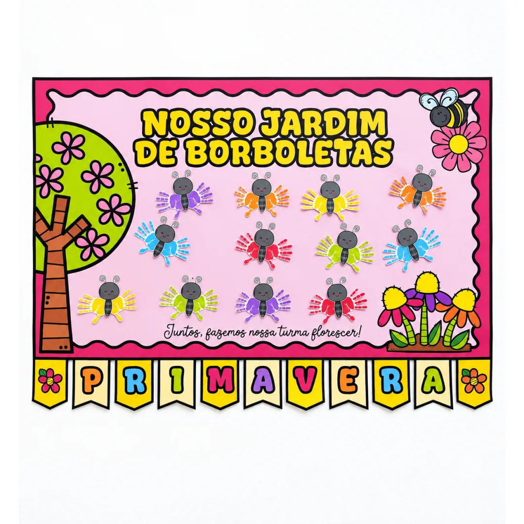 Cartaz Colaborativo Primavera