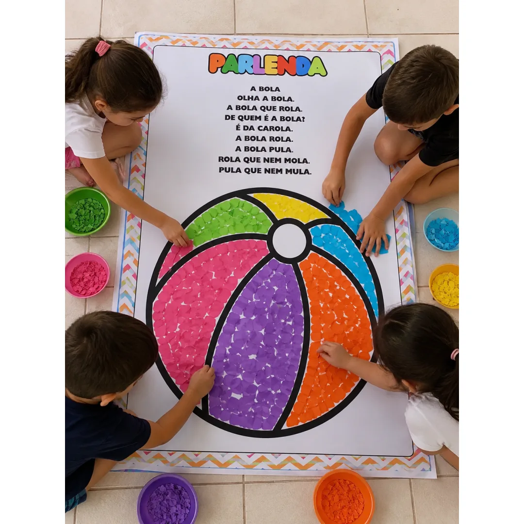 Cartaz Parlenda “A BOLA” 