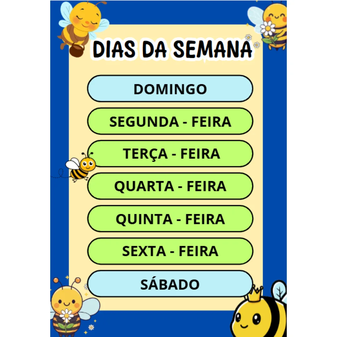Cartaz Dia da Semana - PDF