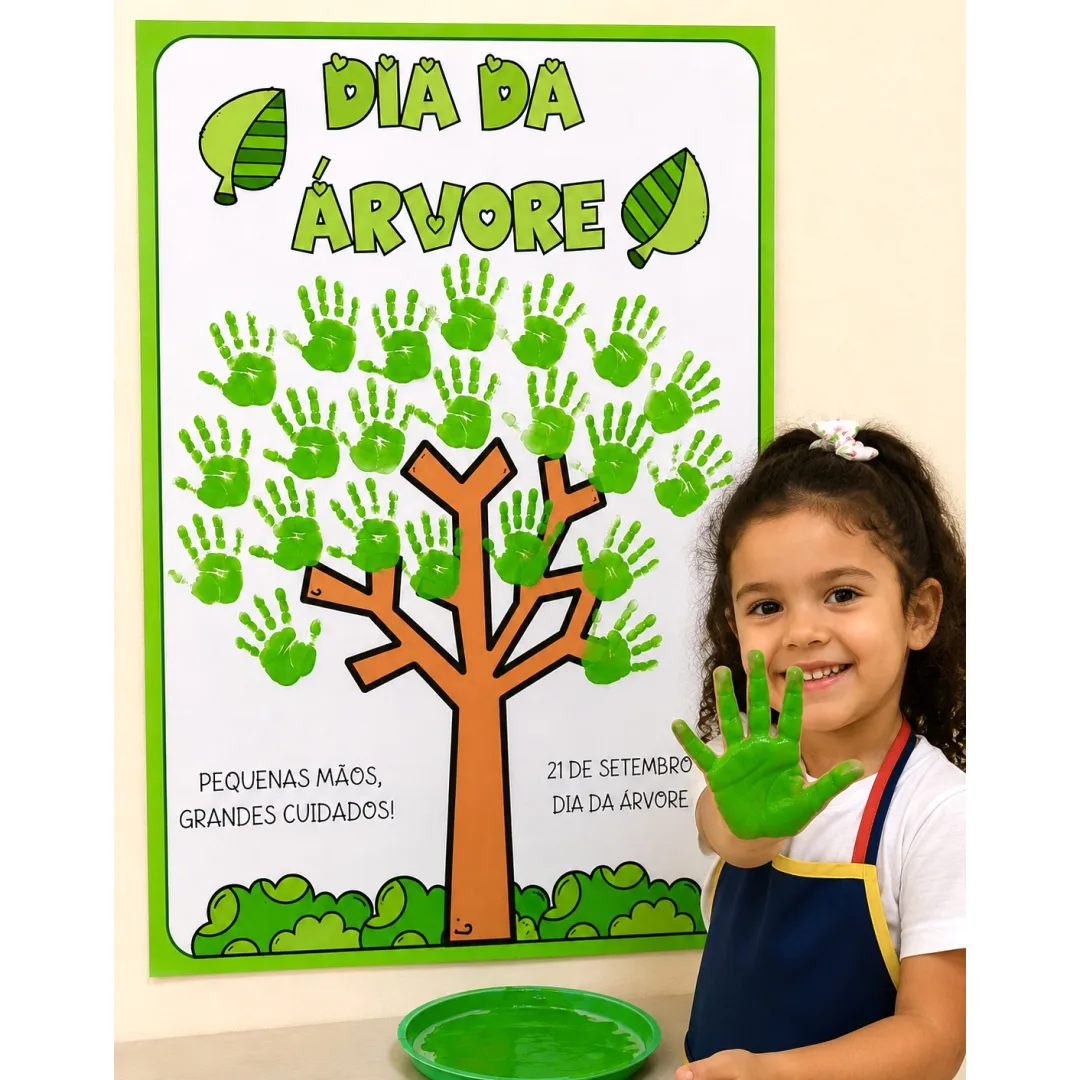 Cartaz Interativo Dia da Árvore - PDF (9 e 16 páginas)