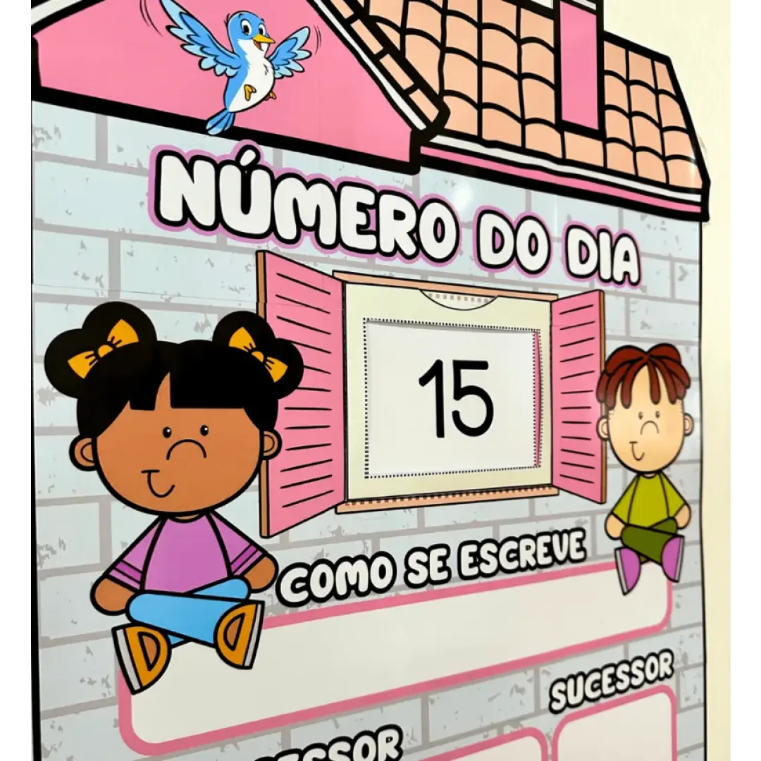 Cartaz Número do Dia