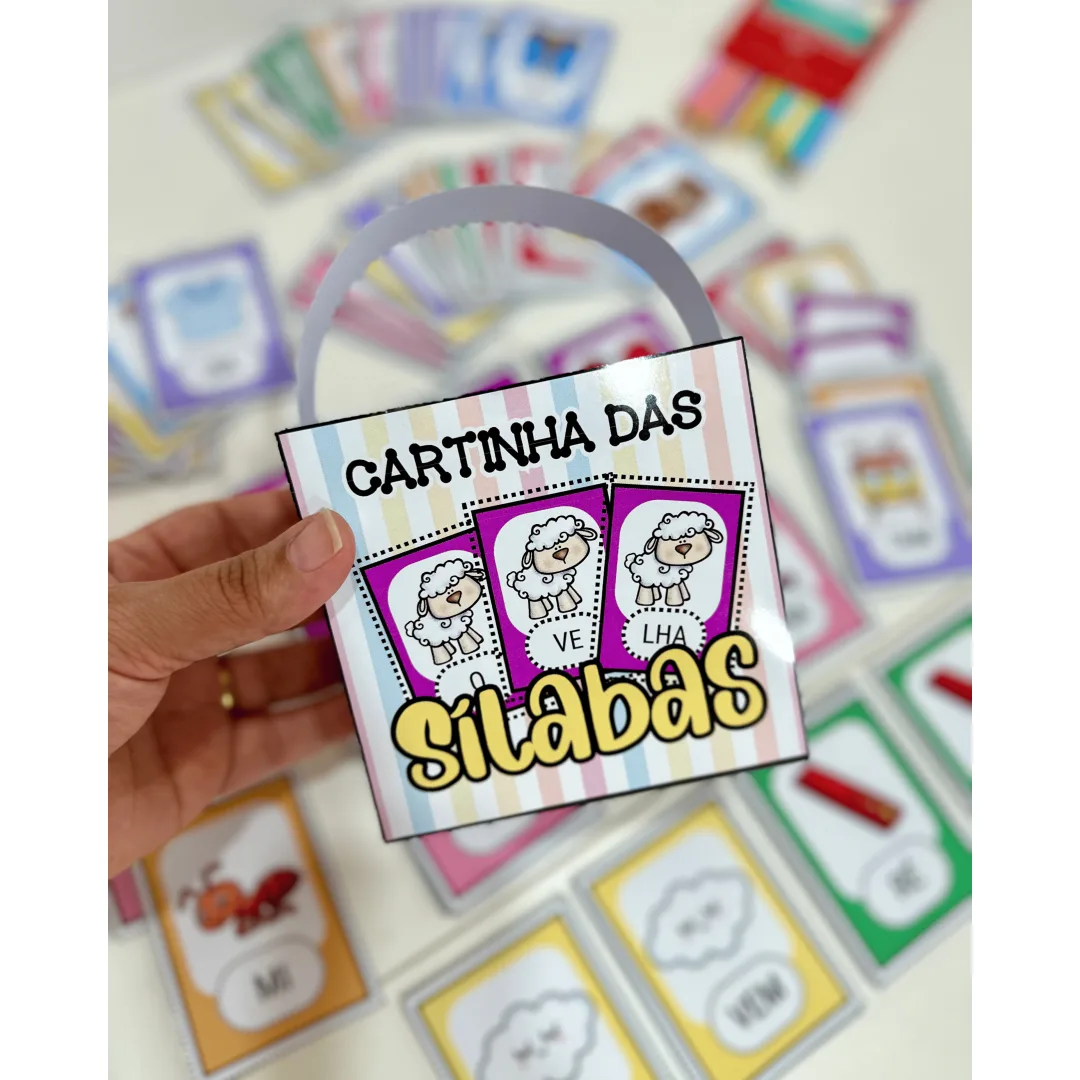 Cartinhas das Palavras com Sílabas Simples - Alfabetização - PDF