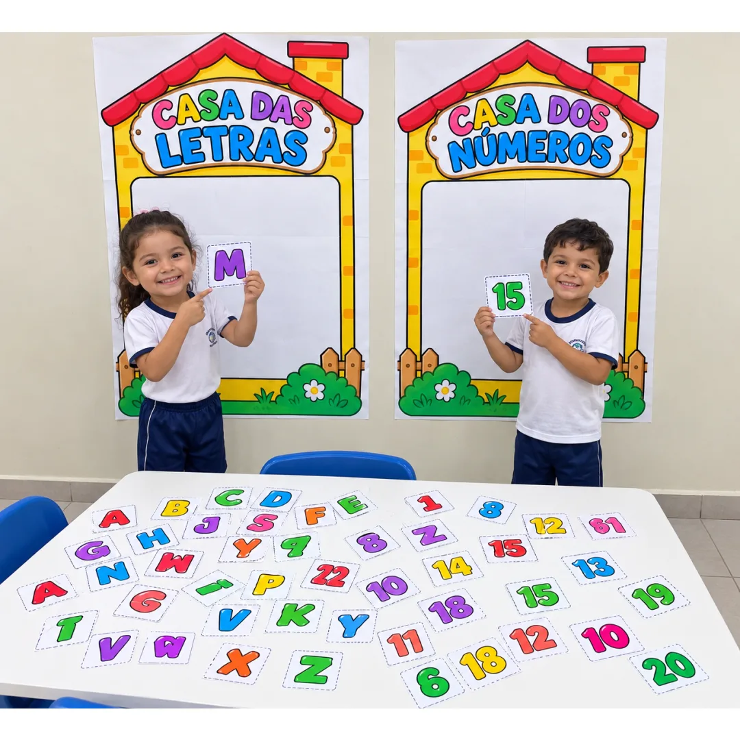 Casas das Letras e Números - Educação Infantil - PDF
