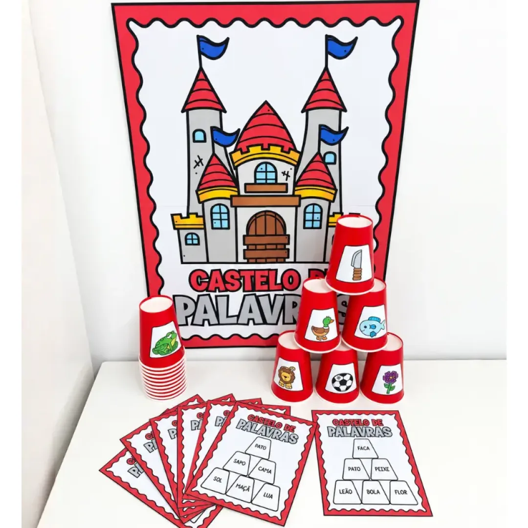 Castelo de Palavras | Atividade de Alfabetização em PDF