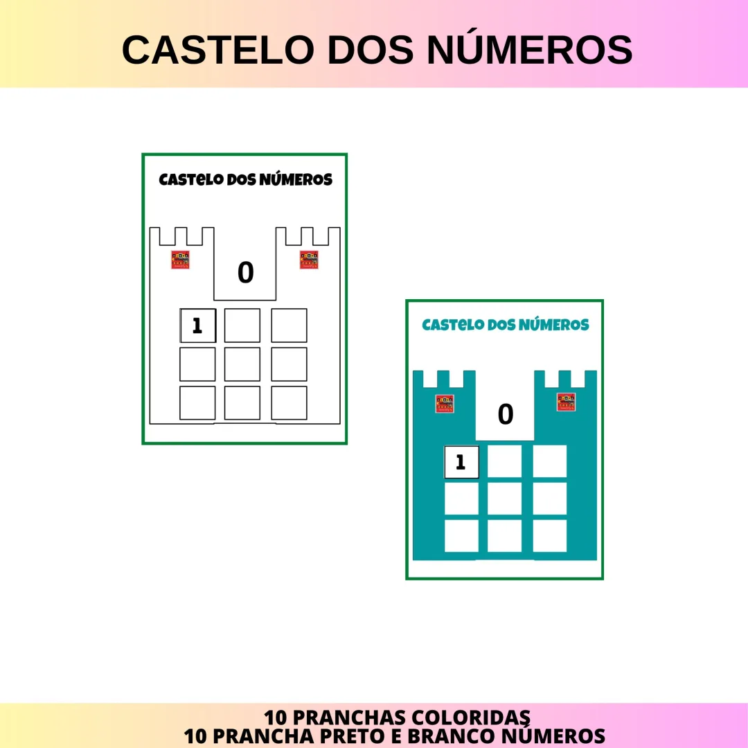 CASTELO DO NÚMEROS / CASTELO DOS NUMERAIS / CASTELO MATEMÁTICO