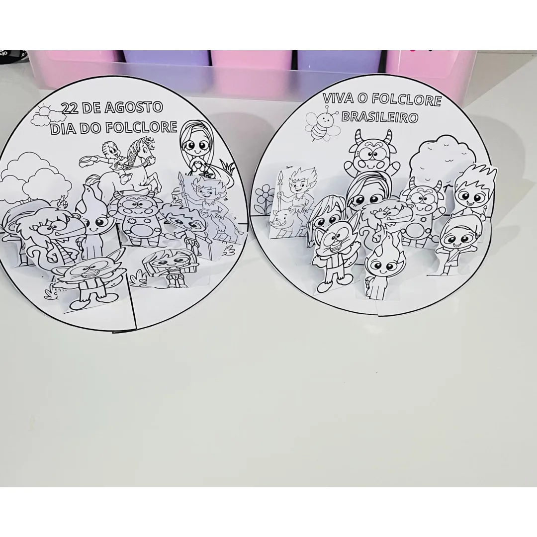 CENÁRIO EM 3D: FOLCLORE / CENÁRIO FOLCLÓRICO EM 3D / ATIVIDADE  DO FOLCLORE
