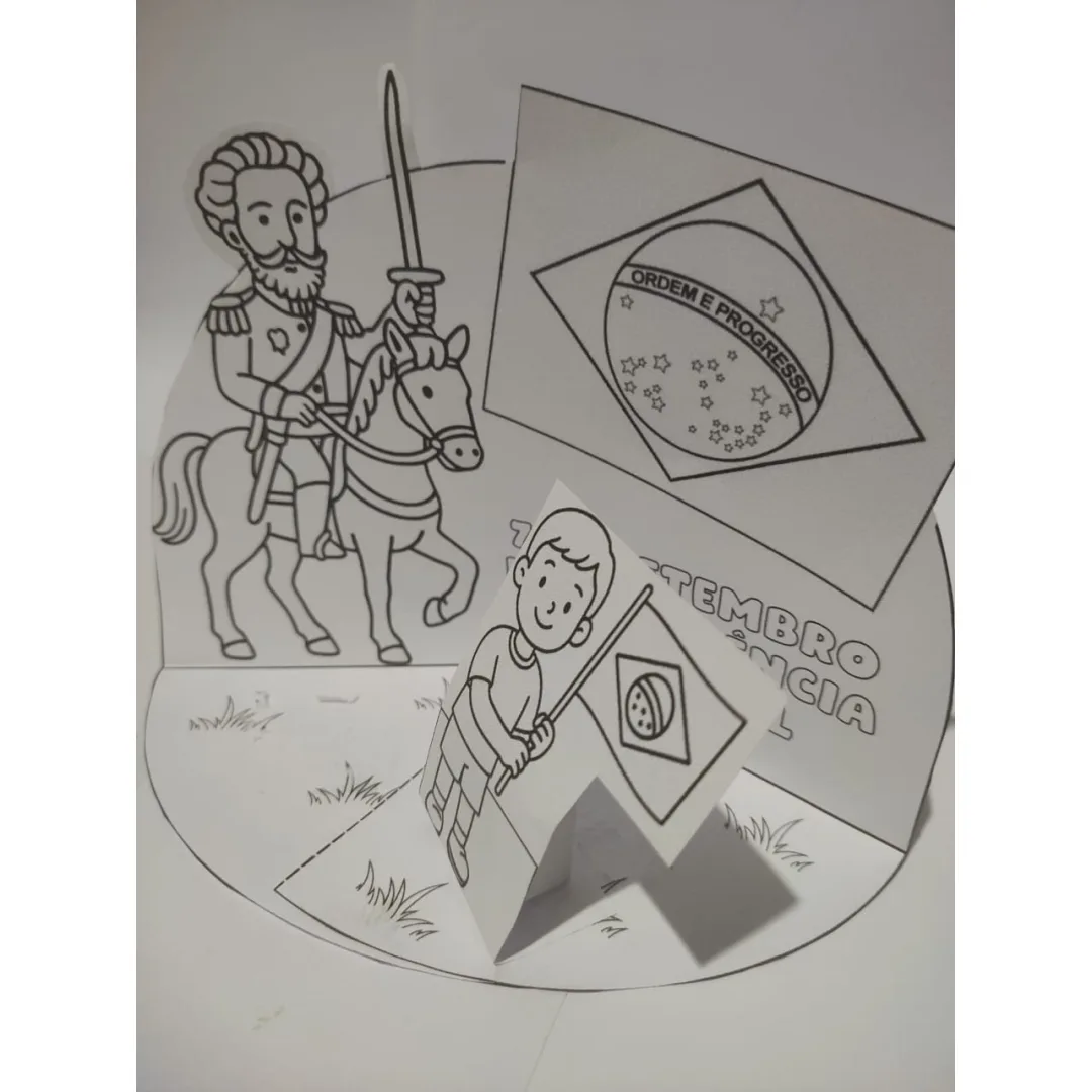CENÁRIO EM 3D: INDEPENDÊNCIA DO BRASIL / 7 DE SETEMBRO / SETE DE SETEMBRO / SEMANA DA PÁTRIA