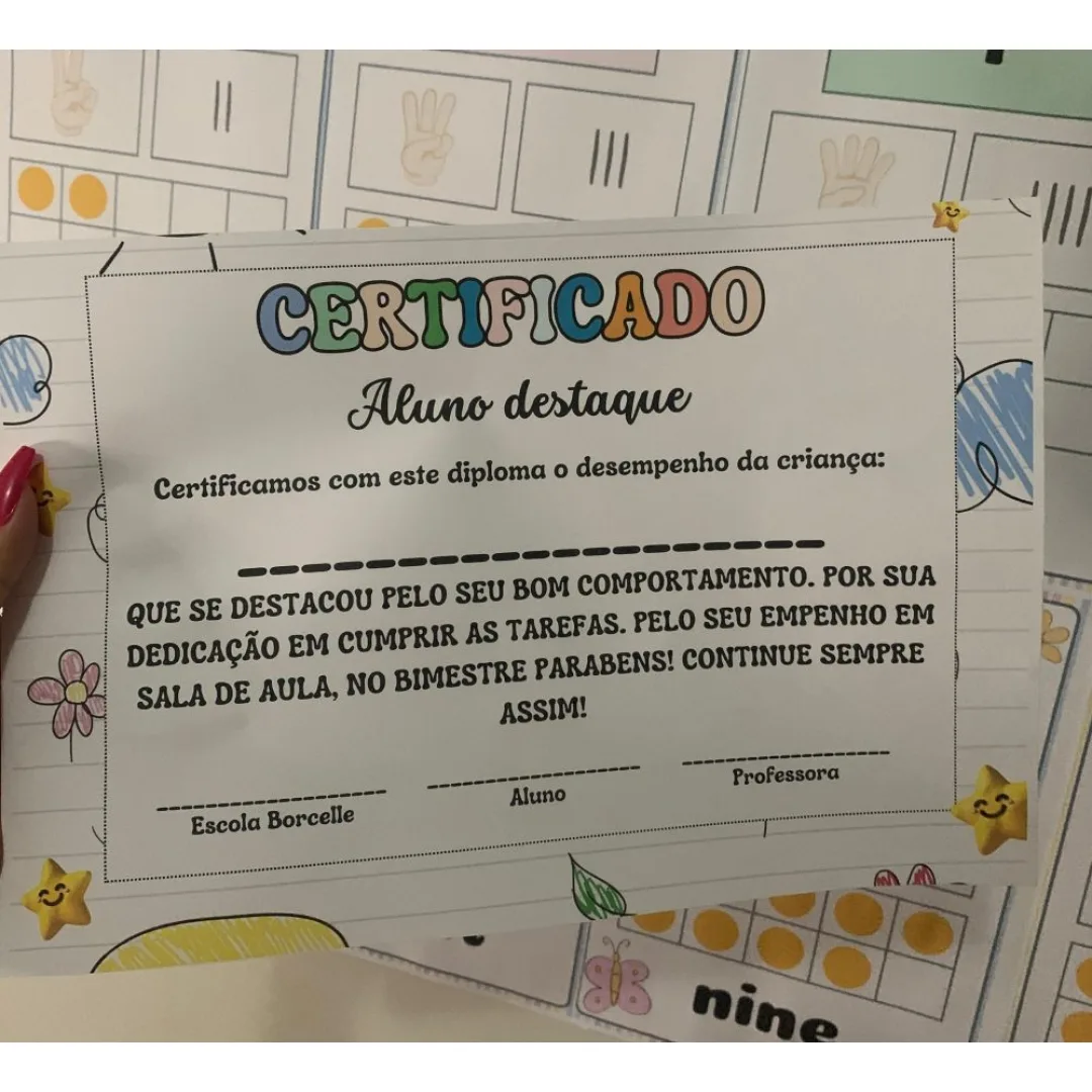 Certificado do Aluno — Pronto para Imprimir