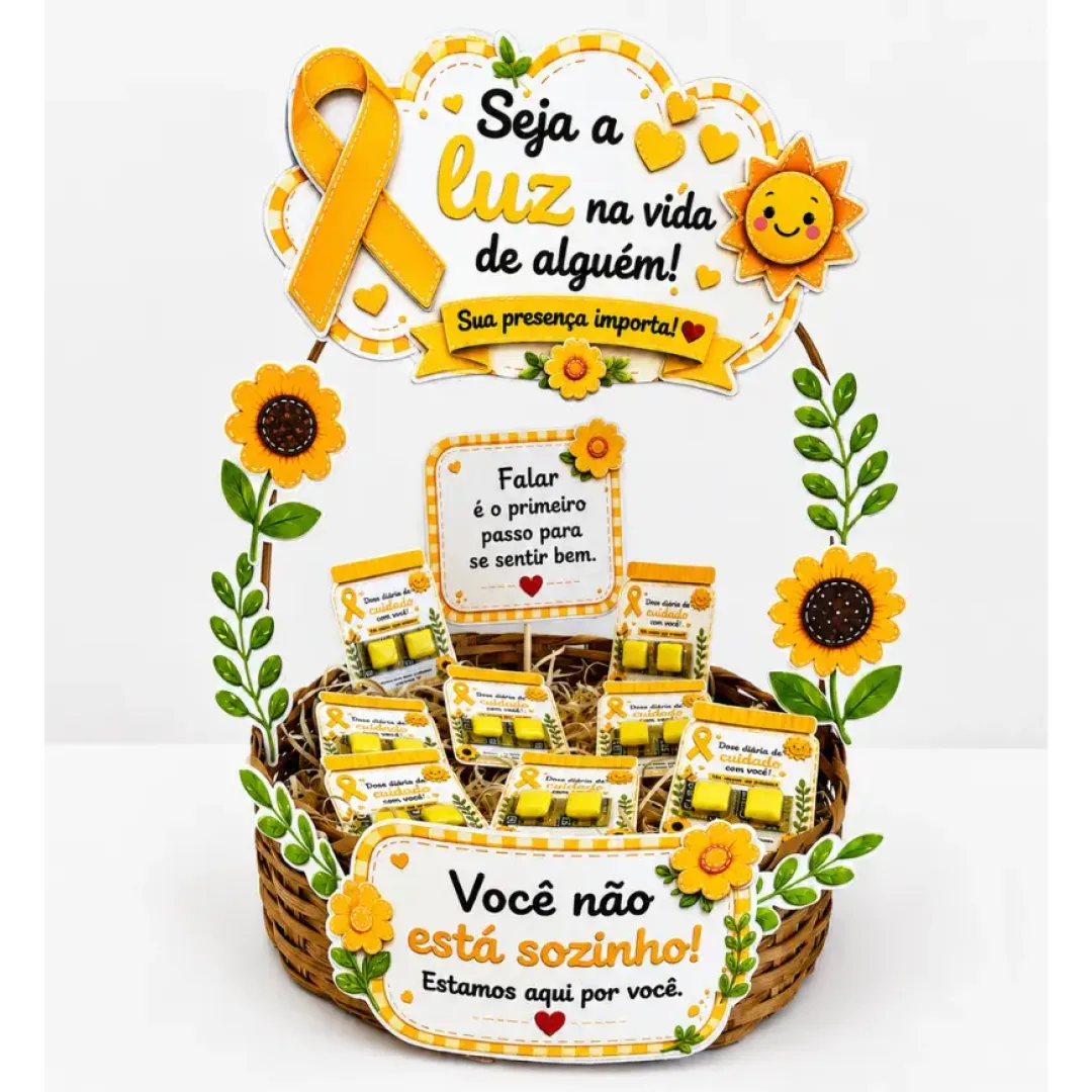 Cesta Setembro Amarelo | Valorização da Vida