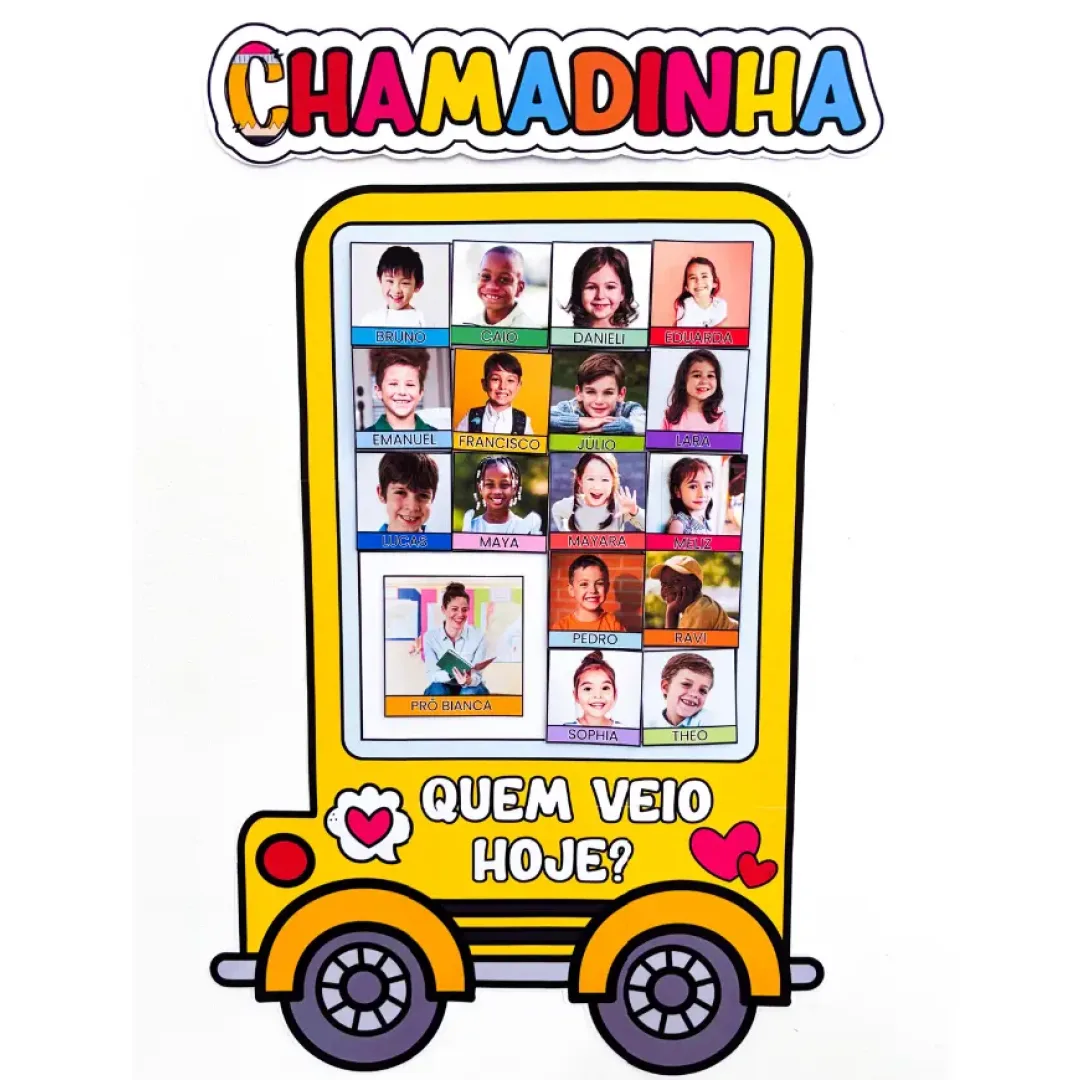 Chamadinha com Foto - Ônibus