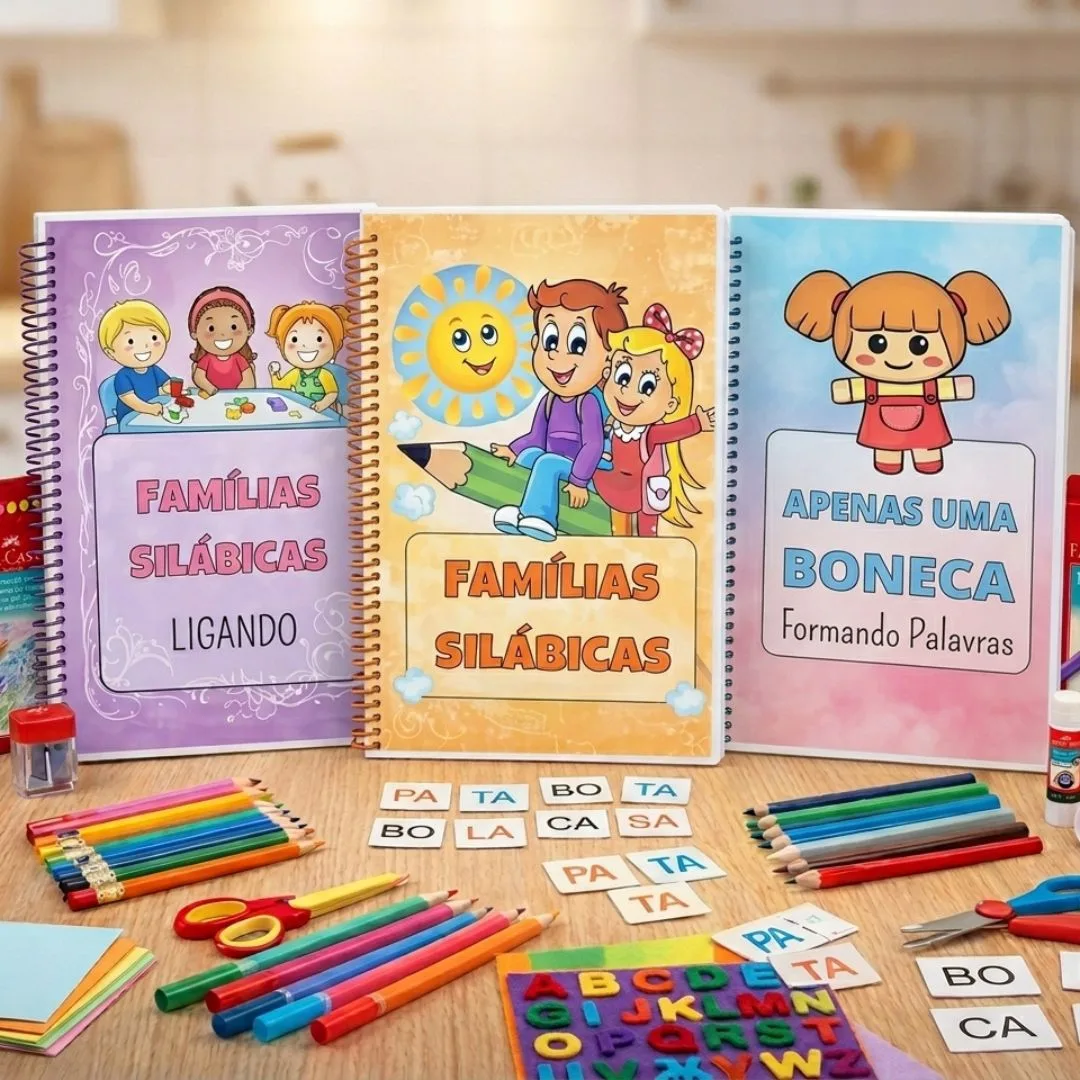 COMBO DE APOSTILAS FAMÍLIAS SILÁBICAS