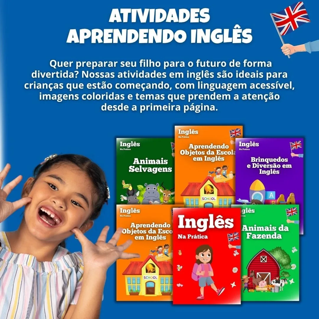 COMBO DE APOSTILAS: INGLÊS NA PRÁTICA