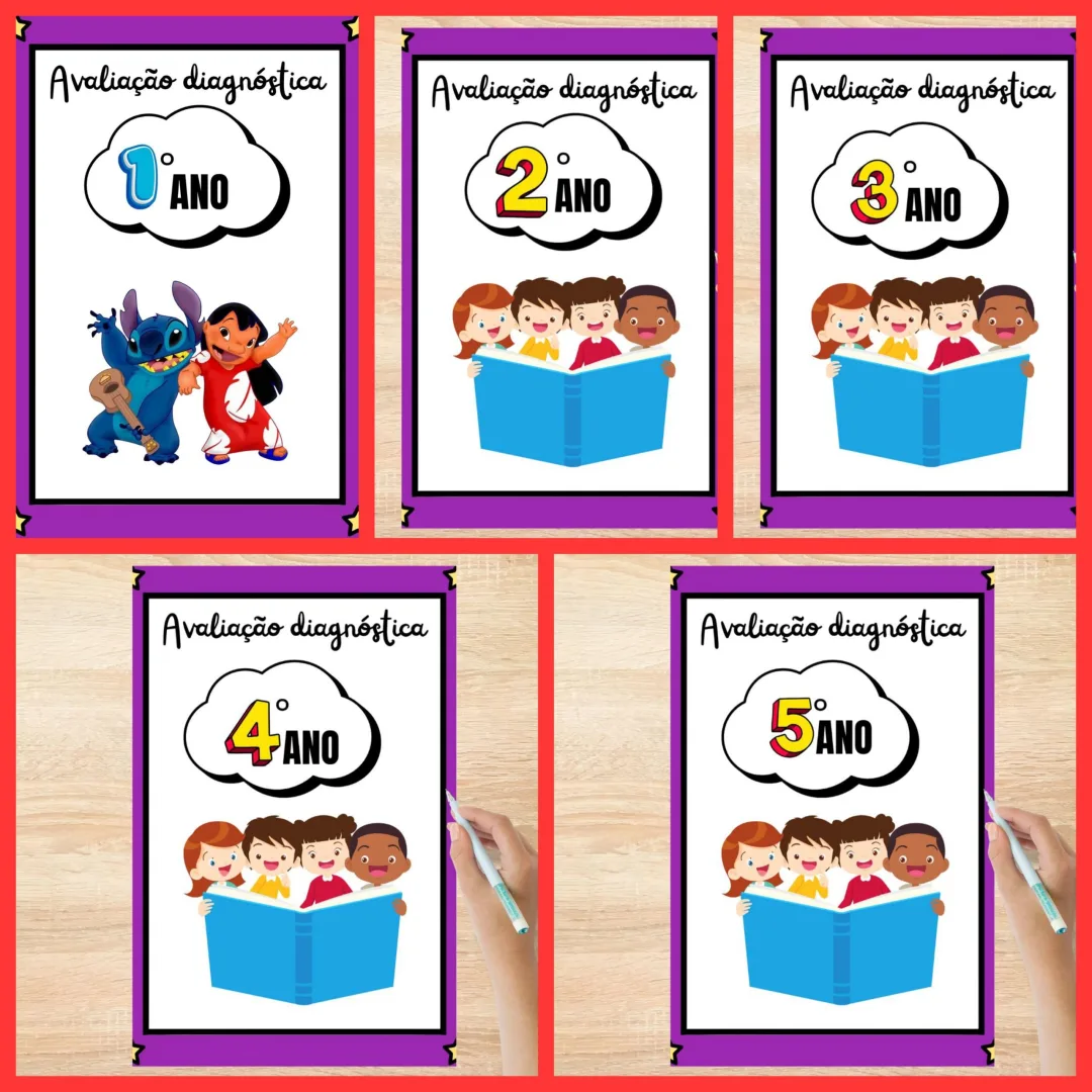 COMBO DE AVALIAÇÃO DIAGNÓSTICA / SONDAGEM  ANOS INICIAIS