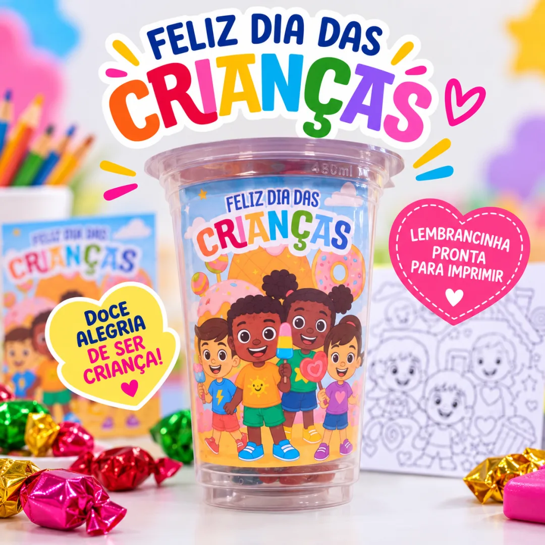 Combo de Lembrancinhas Dia das Crianças