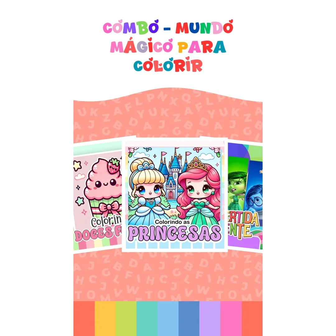 Combo - Mundo Mágico para Colorir