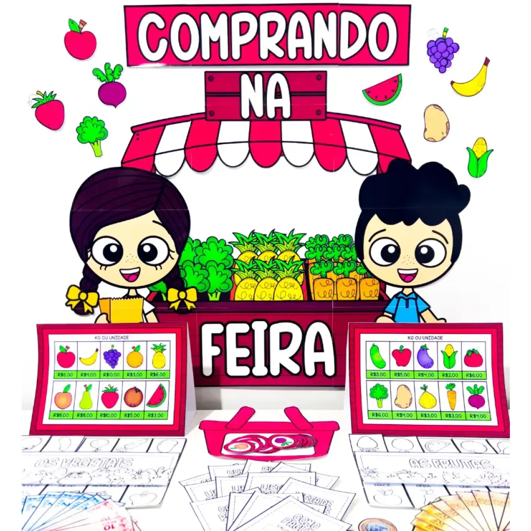 Comprando na Feira | Atividade de Matemática em PDF