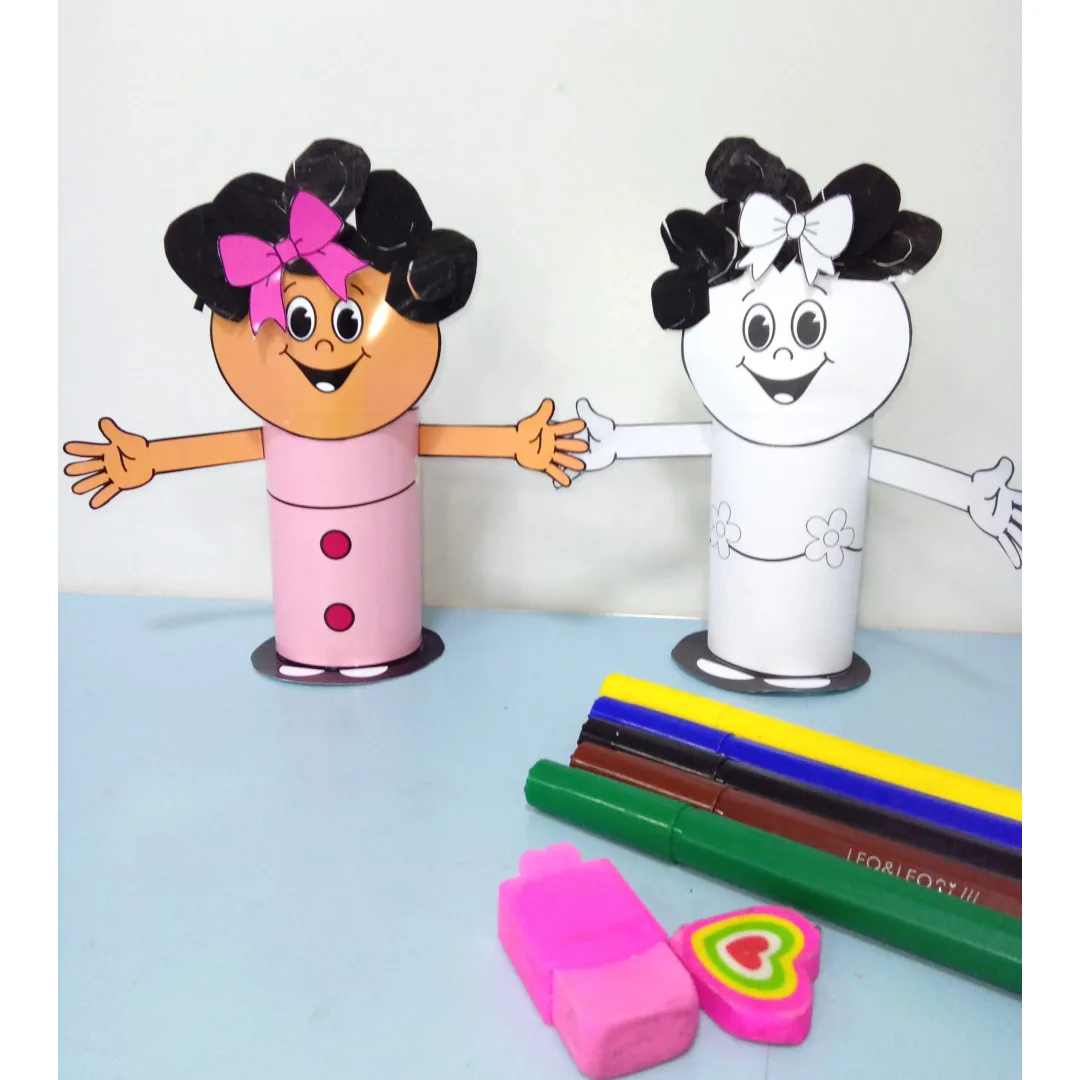 CONSCIÊNCIA NEGRA: BONECA EM 3D "MENINA BONITA DO LAÇO DE FTA"