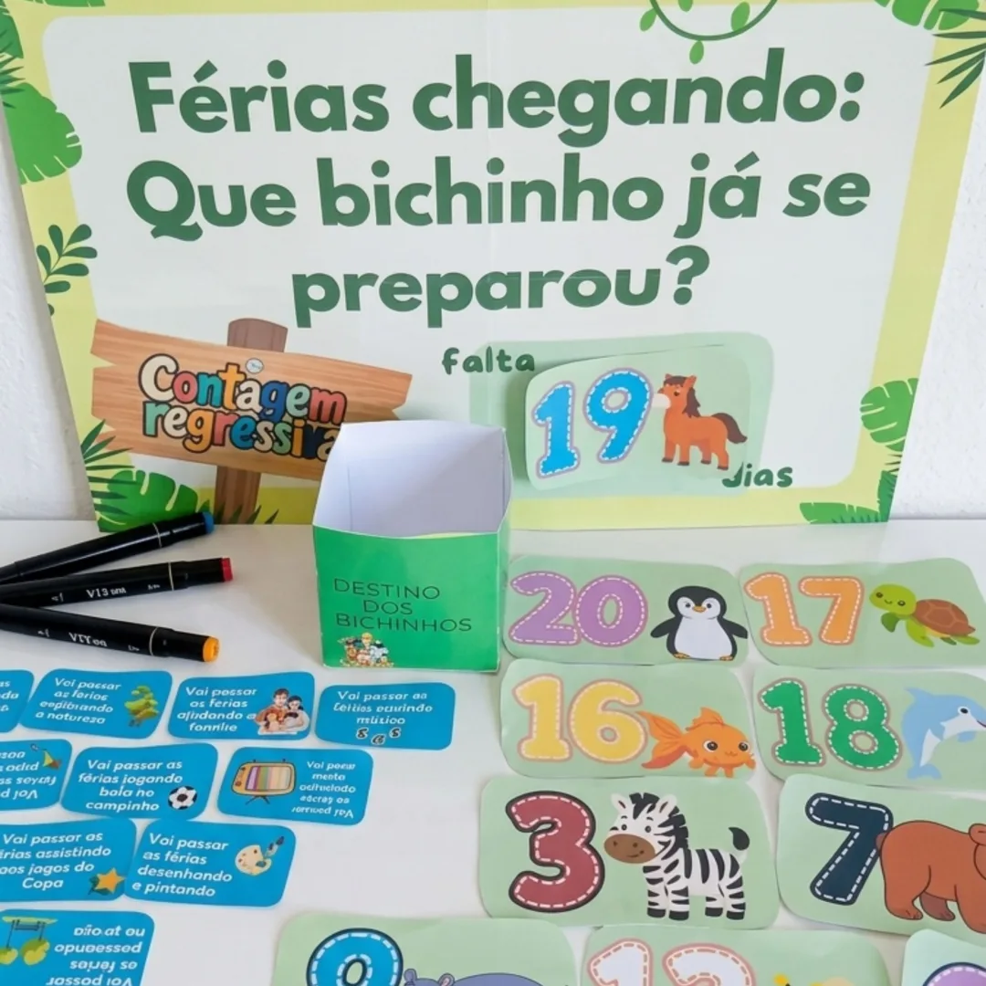 CONTAGEM REGRESSIVA DAS FÉRIAS: DESTINO DOS BICHINHOS