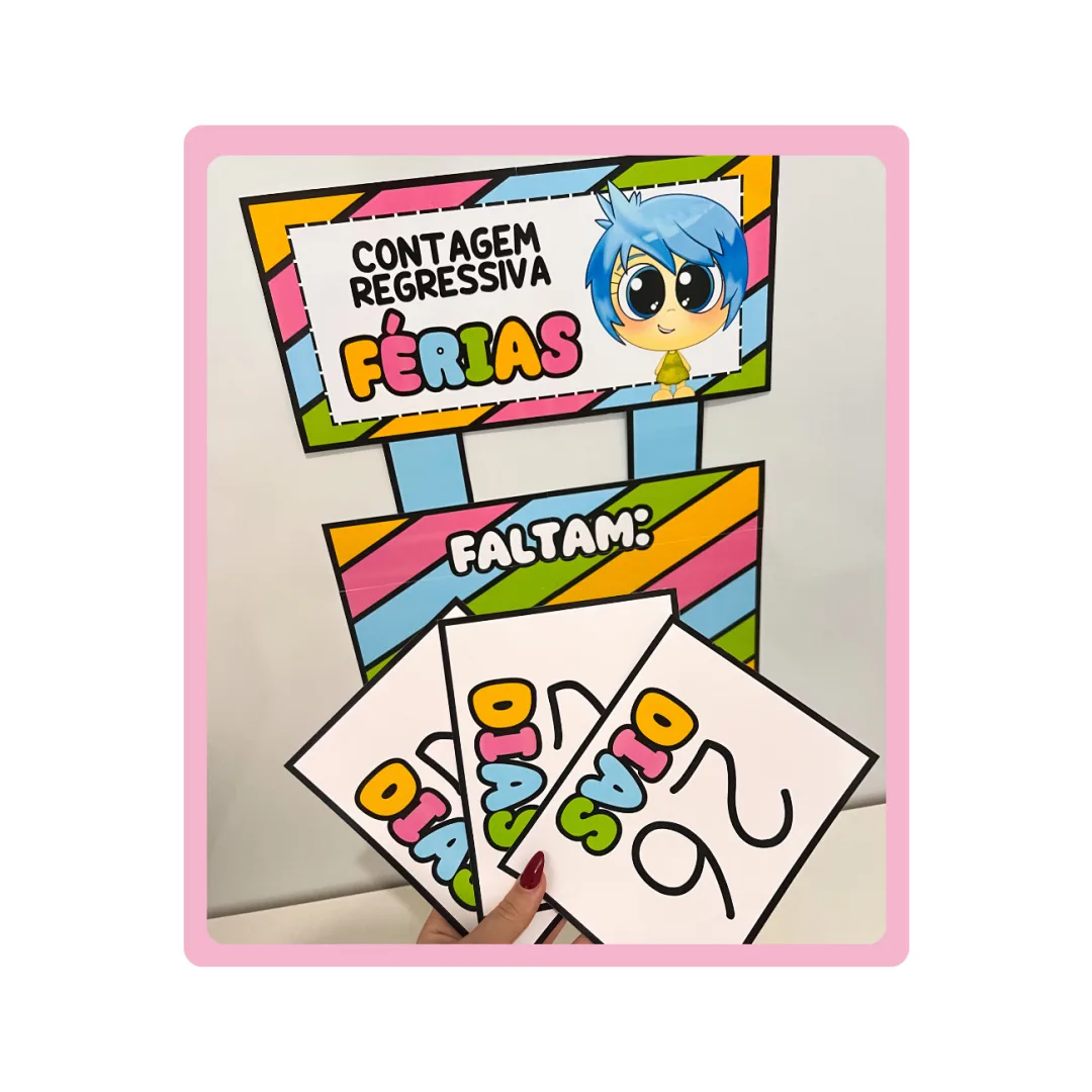CONTAGEM REGRESSIVA PARA AS FÉRIAS - DIVERTIDAMENTE