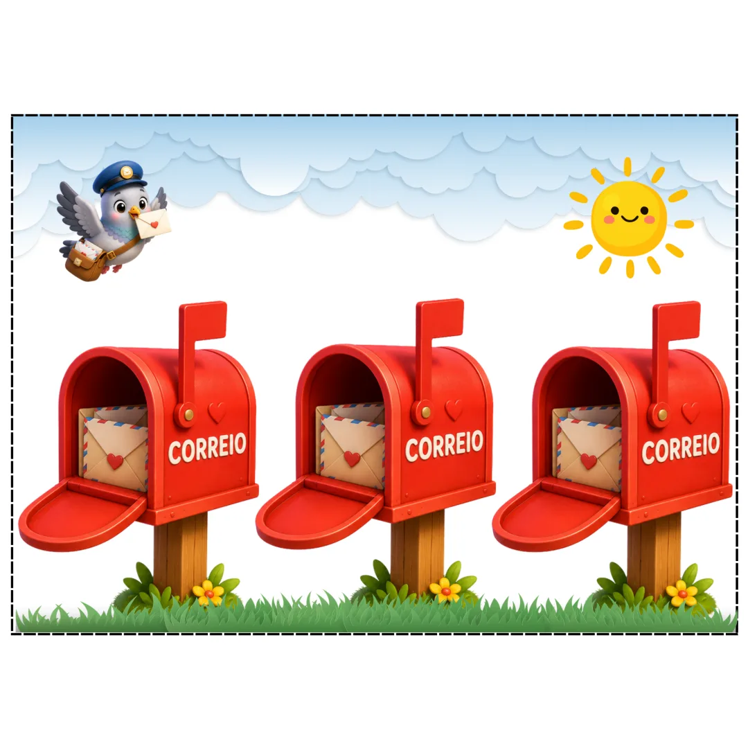 Correio Secreto das Letras- Jogo-Educação Infantil à 2º Ano em Pdf