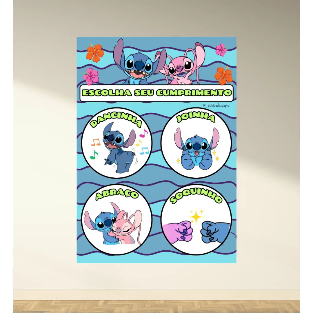 Cumprimento Divertido Stitch