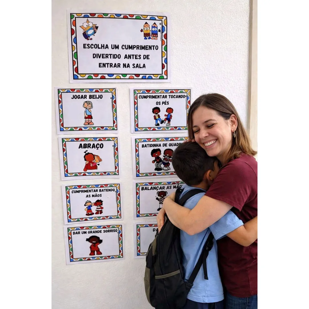 Cumprimentos divertidos PDF ensino infantil e fundamental 