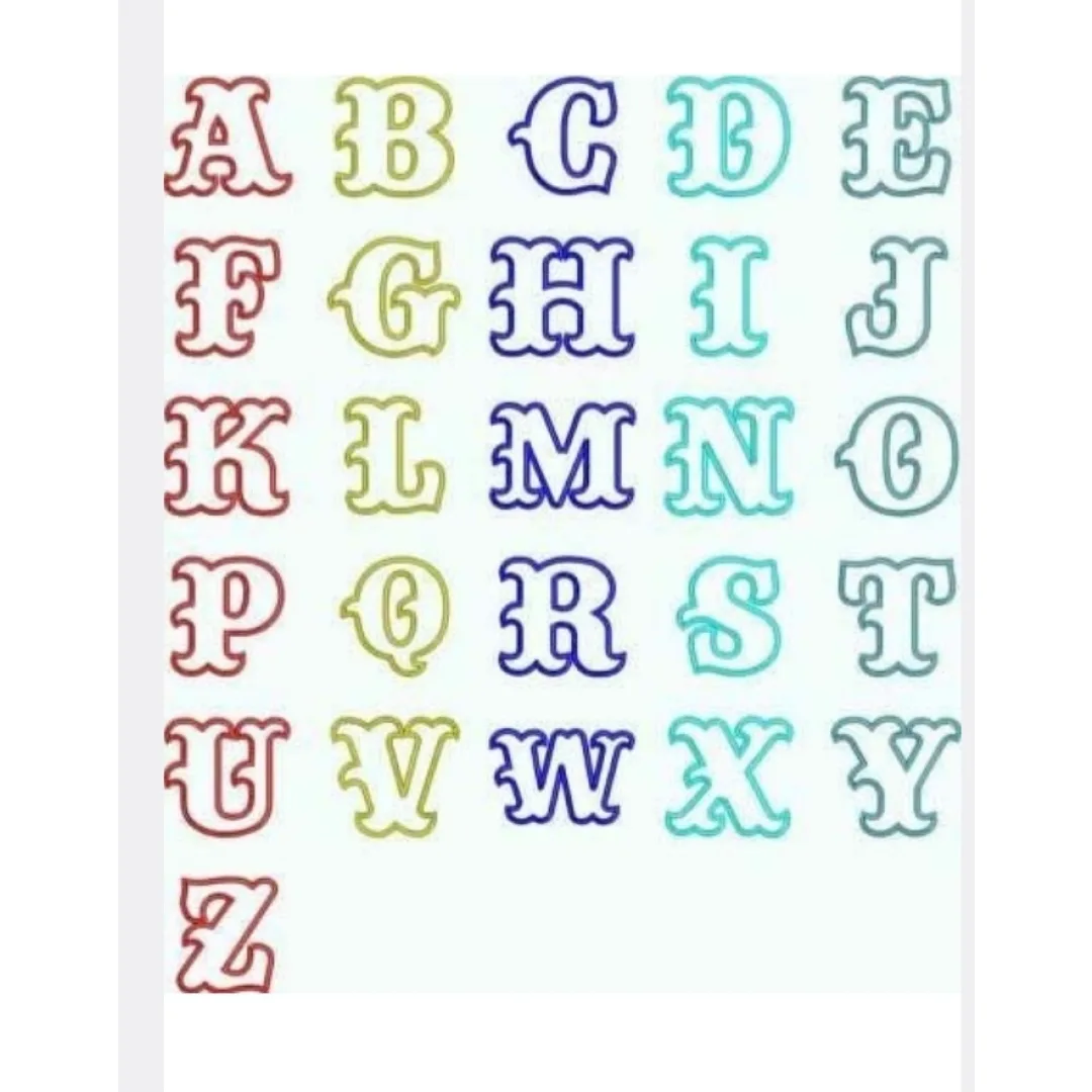+ de 60 Moldes de Letras para Usar em Qualquer Lugar em PDF para alfabetização, educação infantil e fundamental 