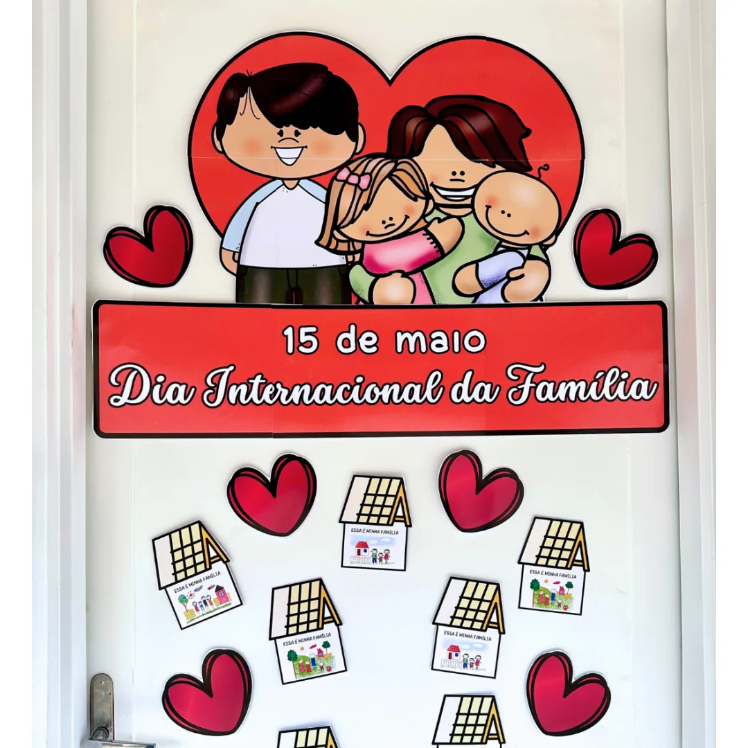 Decoração de Porta Dia da Família