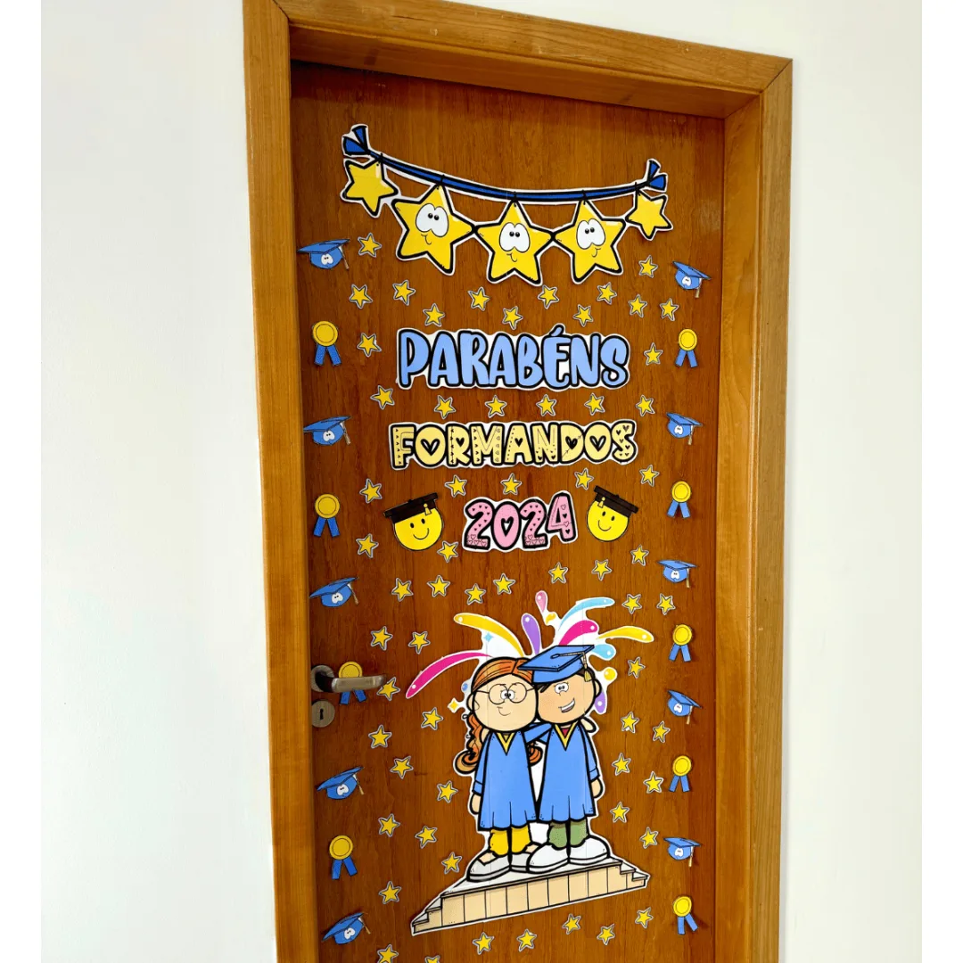 Decoração de Porta Formandos
