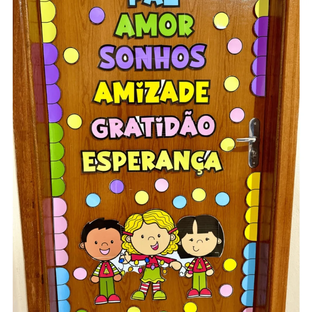 Decoração de Porta Natal em PDF