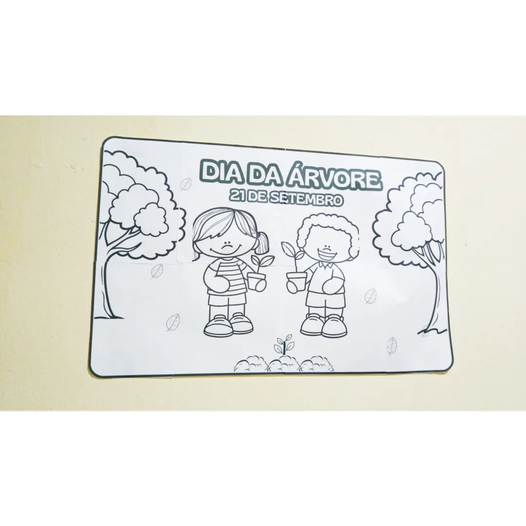 DECORAÇÃO / PAINEL COLABORATIVO: DIA DA ÁRVORE