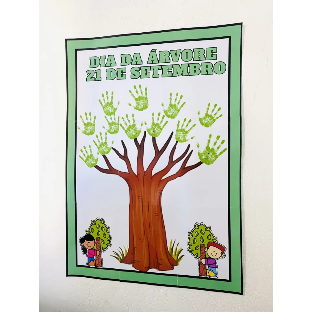 DECORAÇÃO / PAINEL COLABORATIVO: DIA DA ÁRVORE