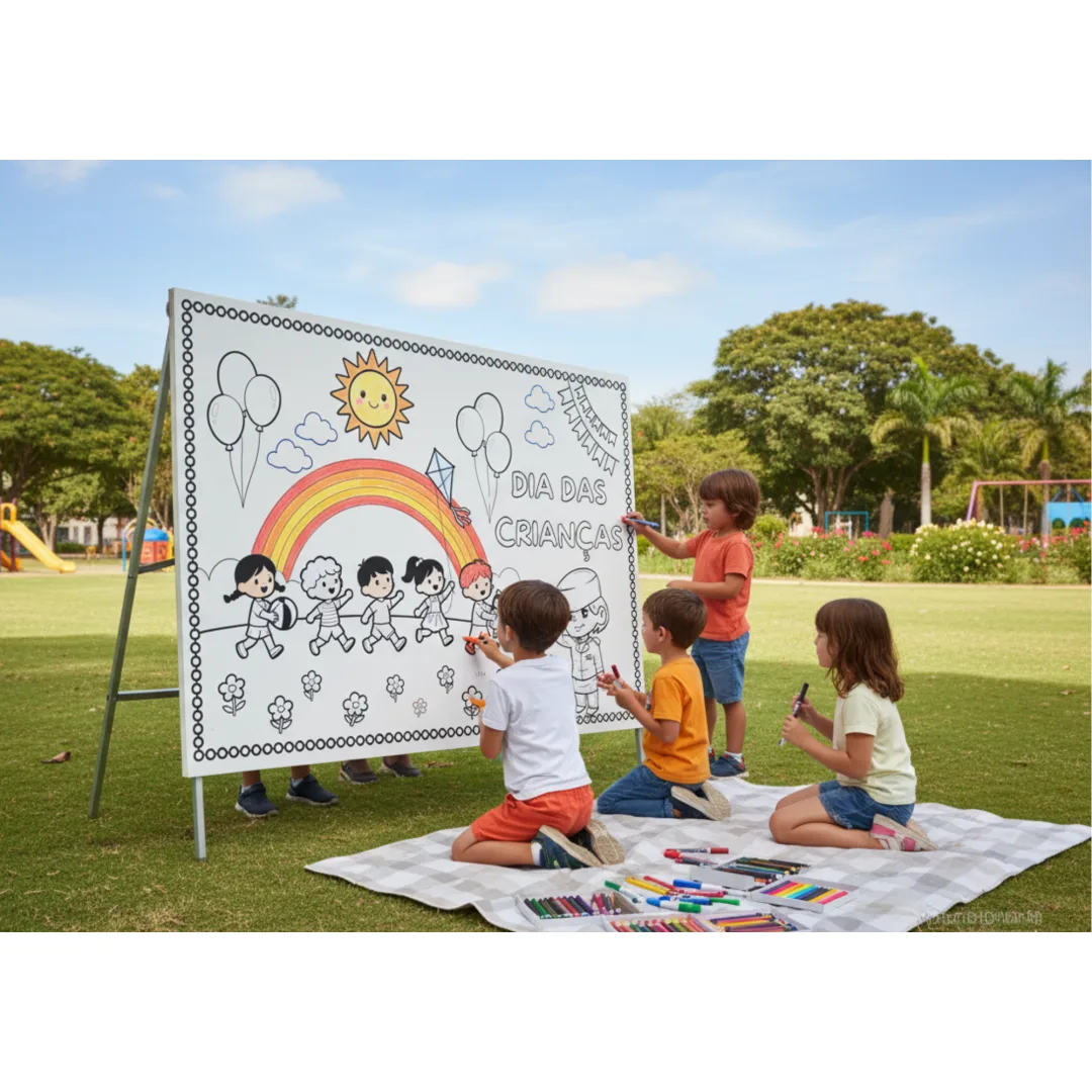 DECORAÇÃO / PAINEL COLABORATIVO DIA DAS CRIANÇAS