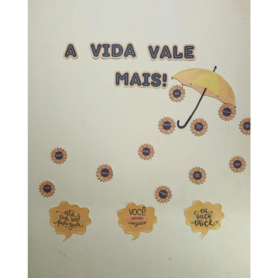 DECORAÇÃO / PAINEL: SETEMBRO AMARELO