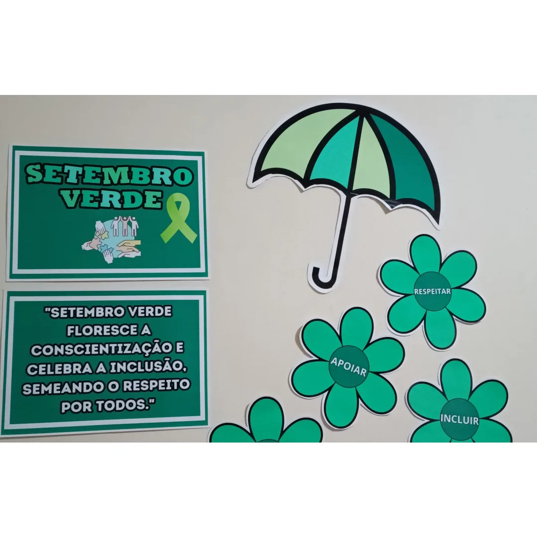 DECORAÇÃO / PAINEL: SETEMBRO VERDE