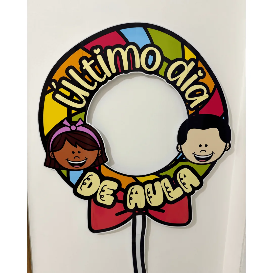 Decoração para Bambolê Último Dia de Aula | Foto Final de Ano