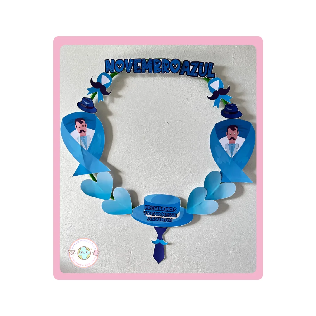 DECORAÇÃO PARA FOTOS NOVEMBRO AZUL - PDF