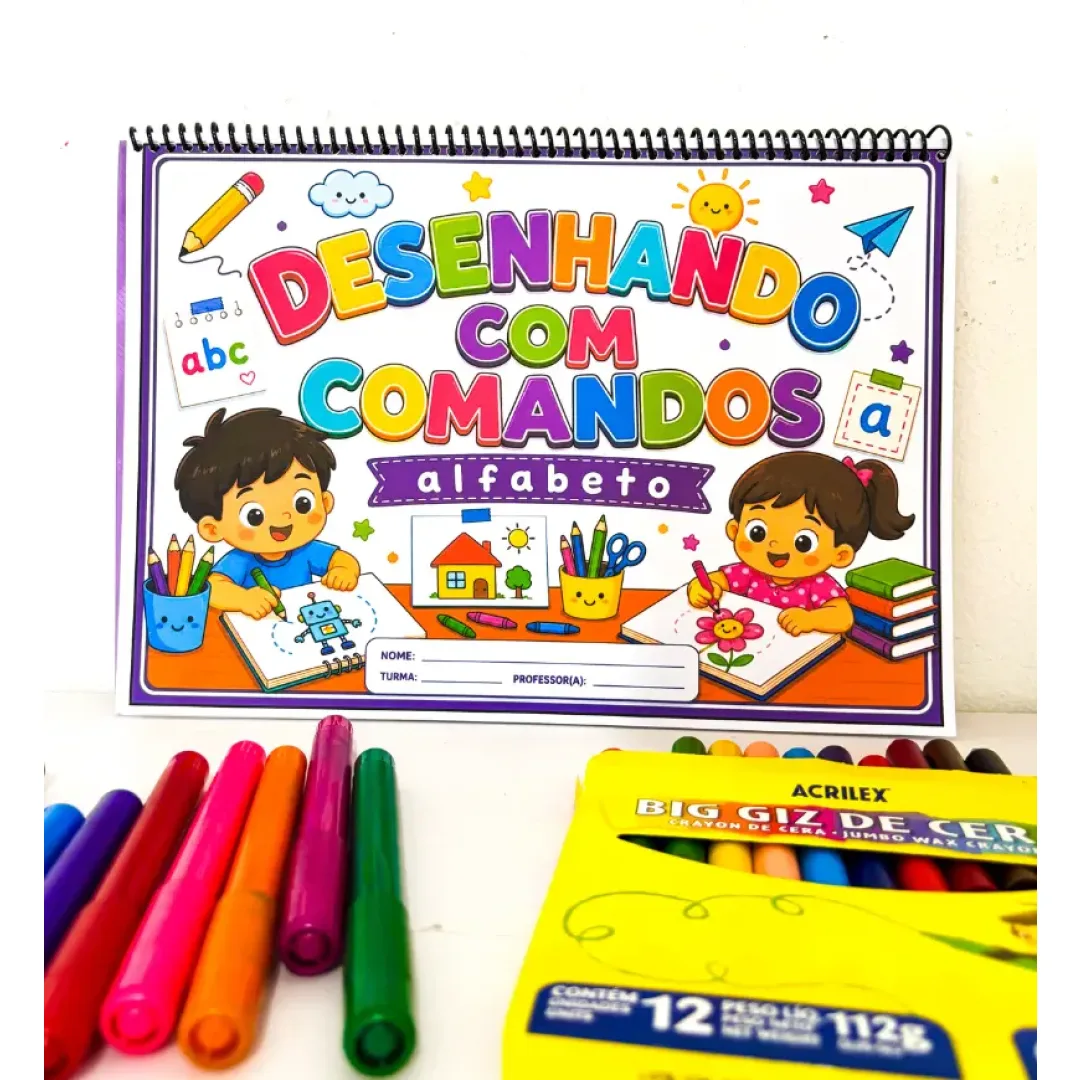 Desenhando com Comandos - Alfabeto em PDF