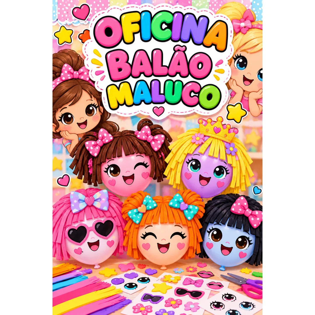 Dia da Criança Oficina Balão Maluco — Kit Dia das Crianças em PDF