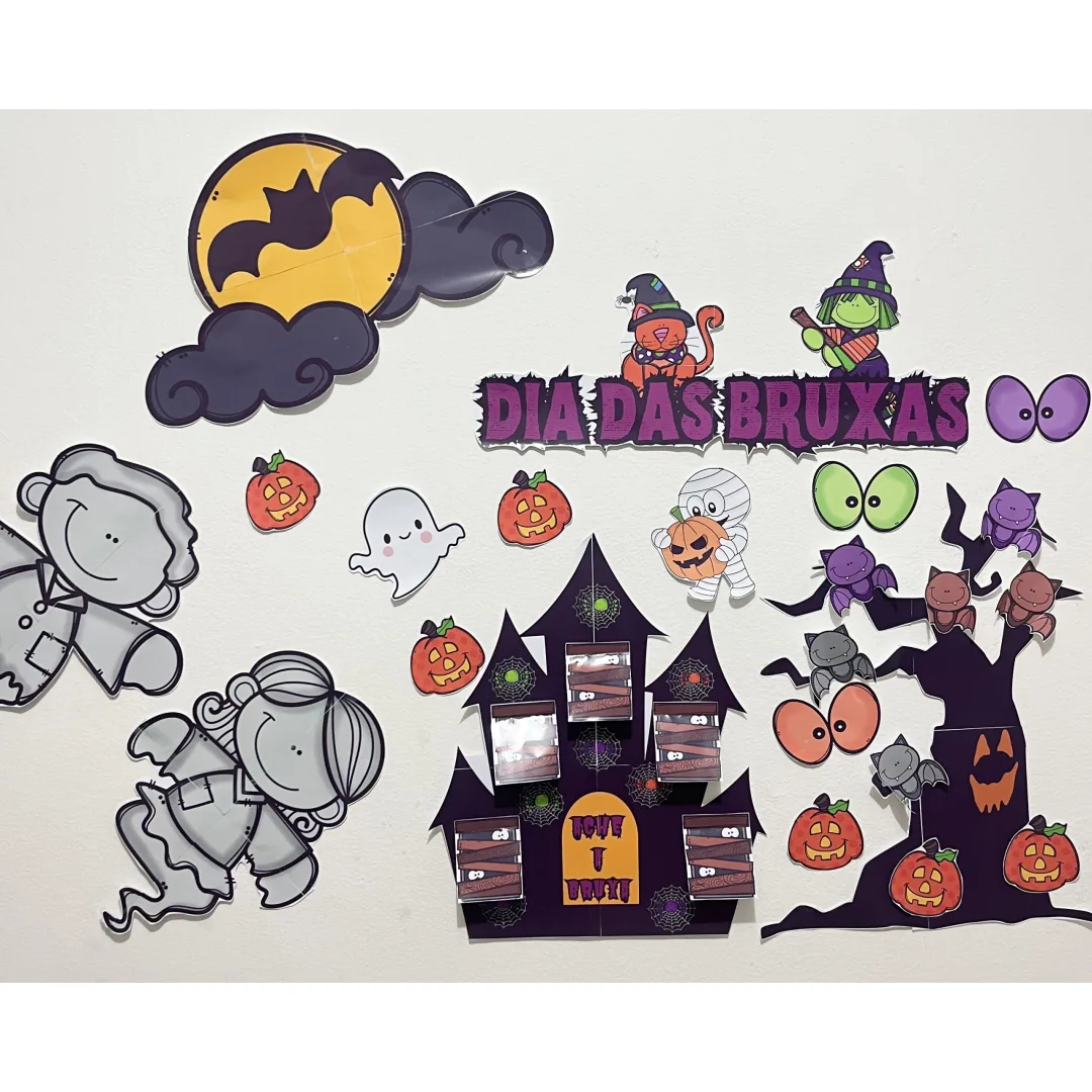 DIA DAS BRUXA / HALLOWEEN - PAINEL / DECORAÇÃO