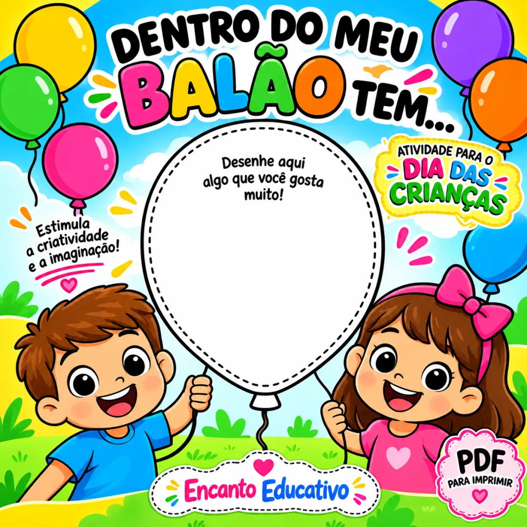 Dia das Crianças – Atividade Dentro do Meu Balão PDF
