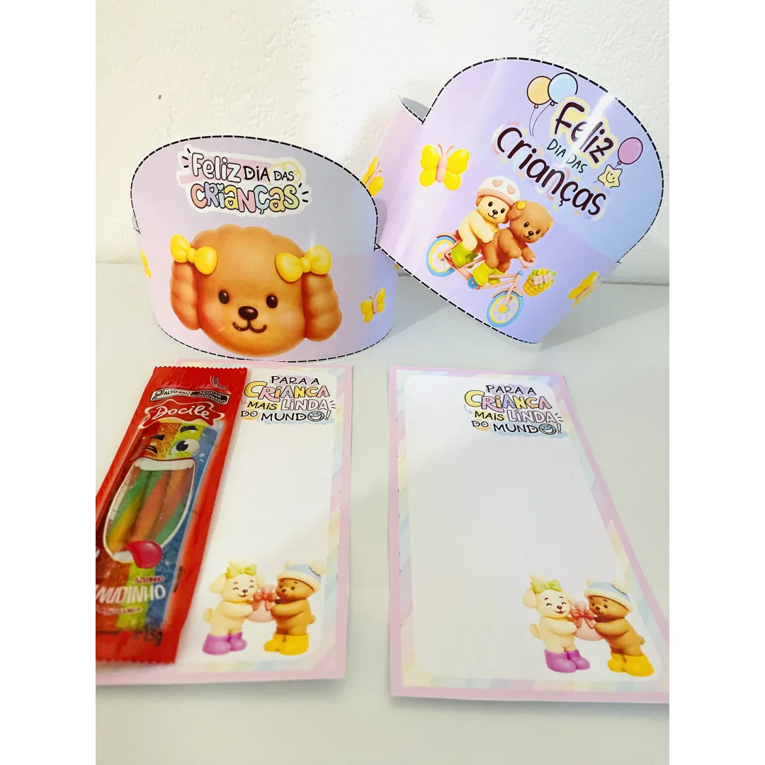 Dia das Crianças chegando! 📚 Tenha uma lembrancinha pedagógica pronta para imprimir e encantar seus alunos! ✨ Simples, 
